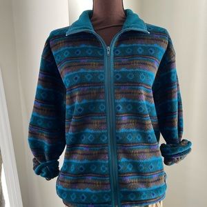 Vintage LL Bean Vapor Aztec Fleece